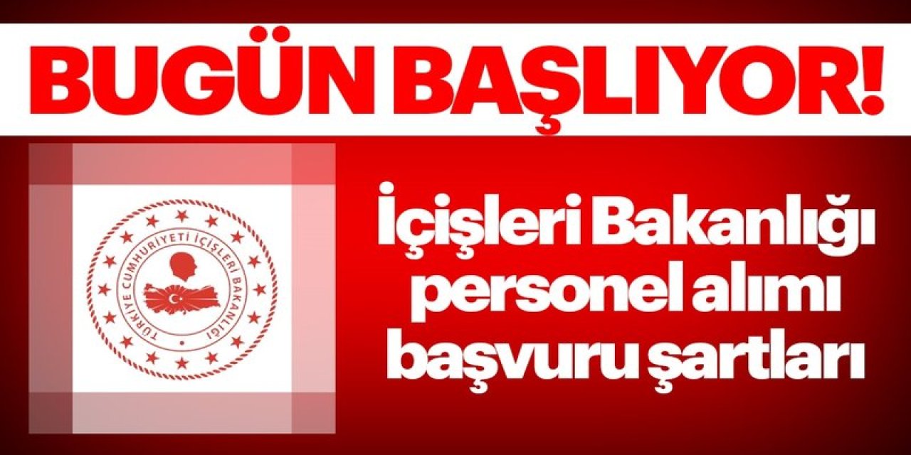 İçişleri Bakanlığı yüksek maaşla 335 personel alımı yapacak!