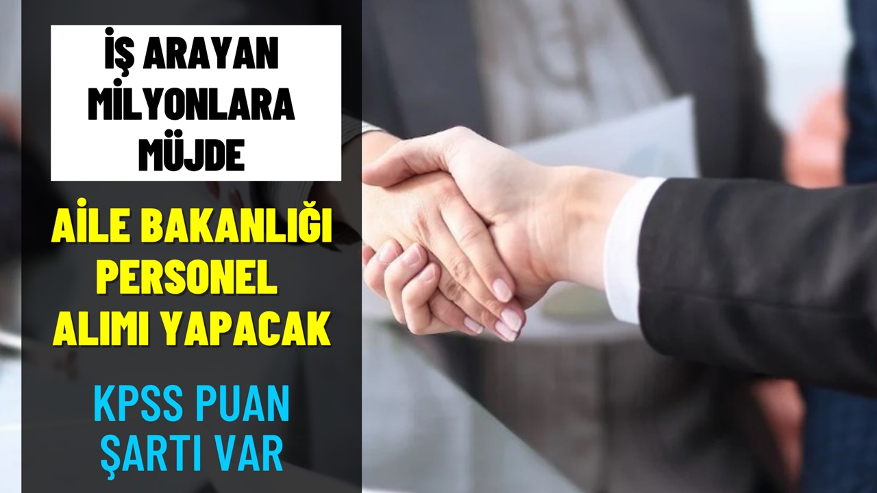 İş arayanlara müjde! KPSS puanı ile personel alımı yapacak başvurular başladı