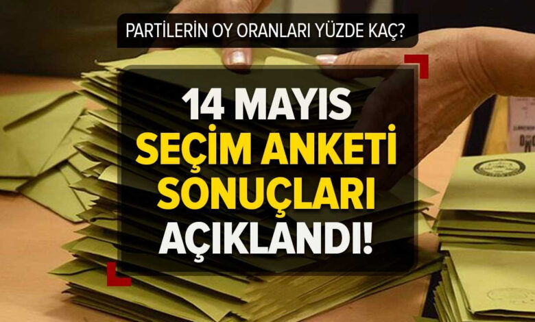 Son seçim anketi yayınlandı! Sürpriz sonuçlar şaşırtacak