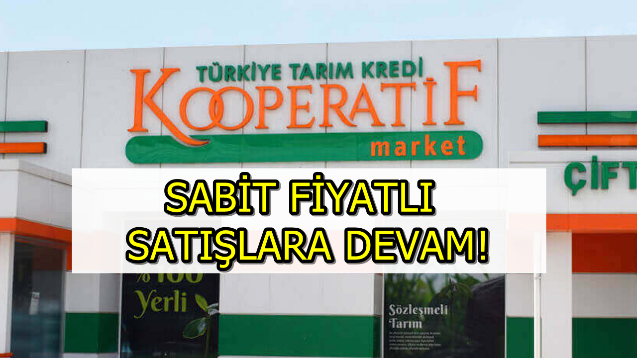Tarım Kredi Marketlerinde Bu Ürünlere Zam Gelmeyecek! Hızlı Hareket Eden Ürünleri Ucuzdan Satın Alacak!