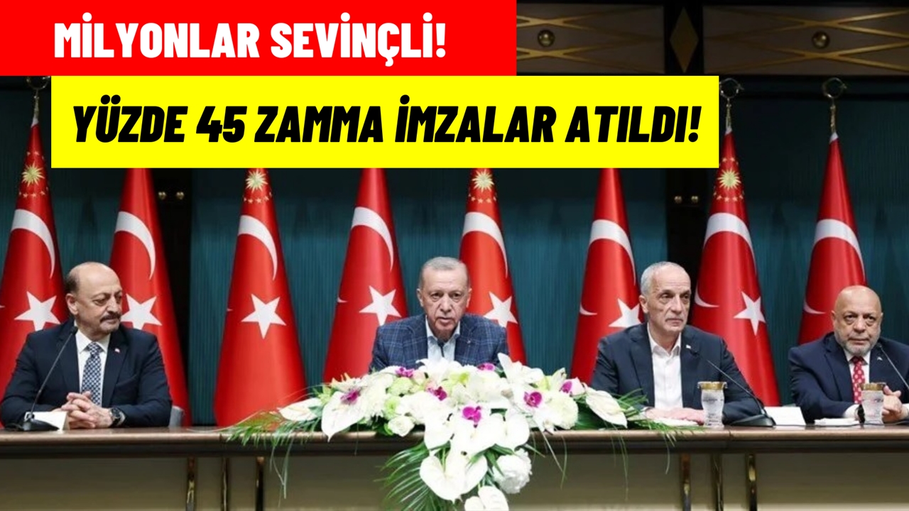 Zamda yüzde 45’e imza atıldı! Minimum ödemeler 15.000 TL oldu!